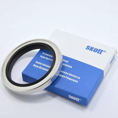 原裝進(jìn)口不銹鋼油封skott金屬骨架空壓機(jī)真空泵用四氟唇形密封圈